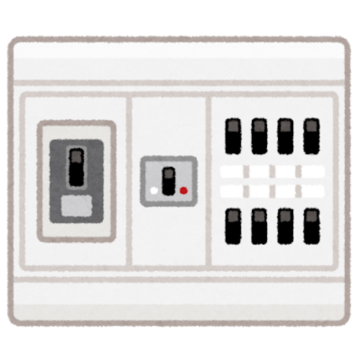 分電盤イメージ画像(サービス紹介説明用)