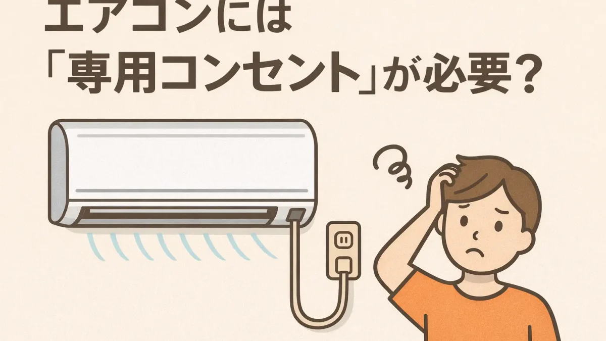 エアコンには「専用コンセント」が必要？（コラム用）