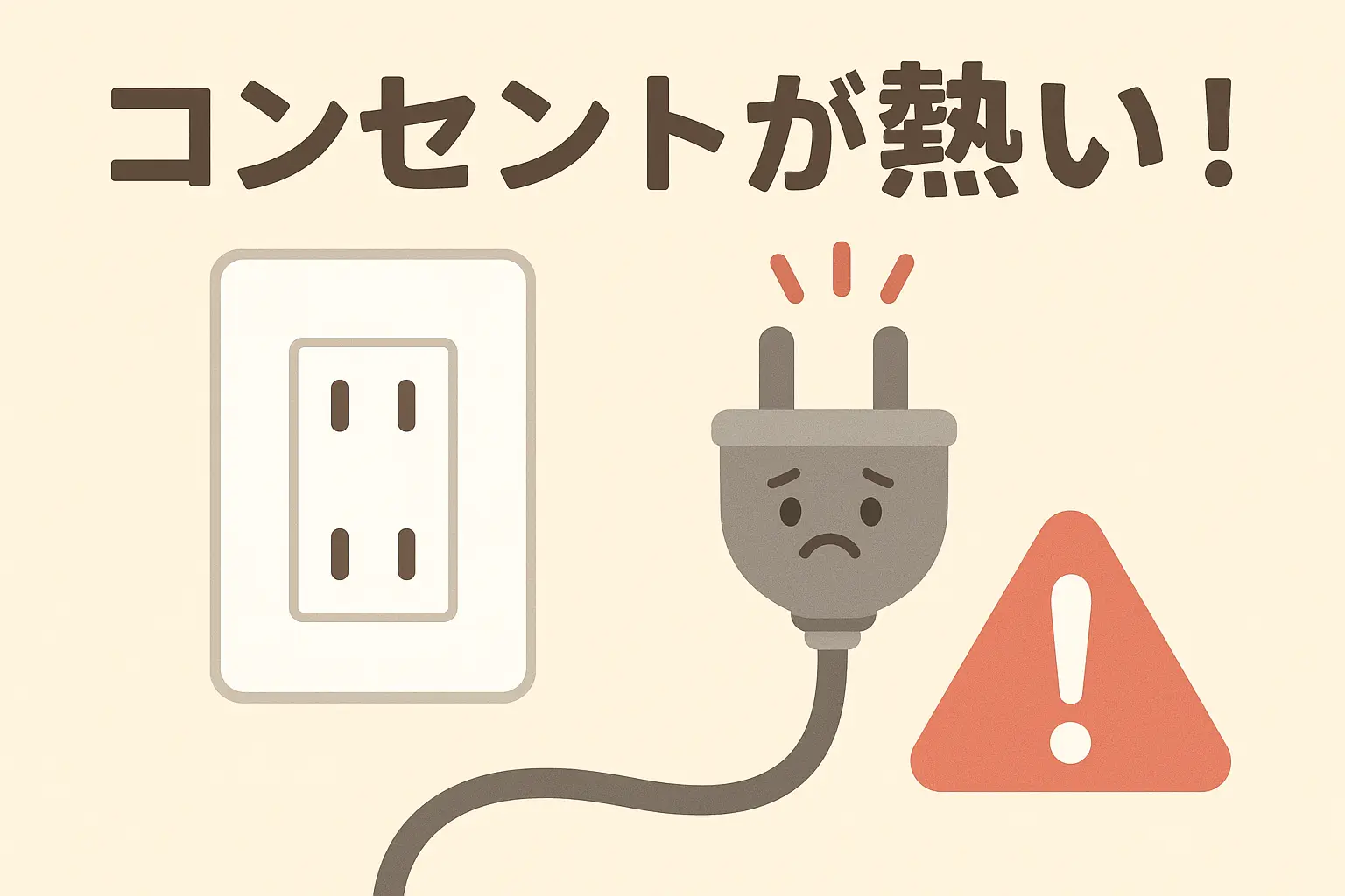 コンセントが熱い原因と危険性｜オイルヒーター使用時の注意点と対処法 