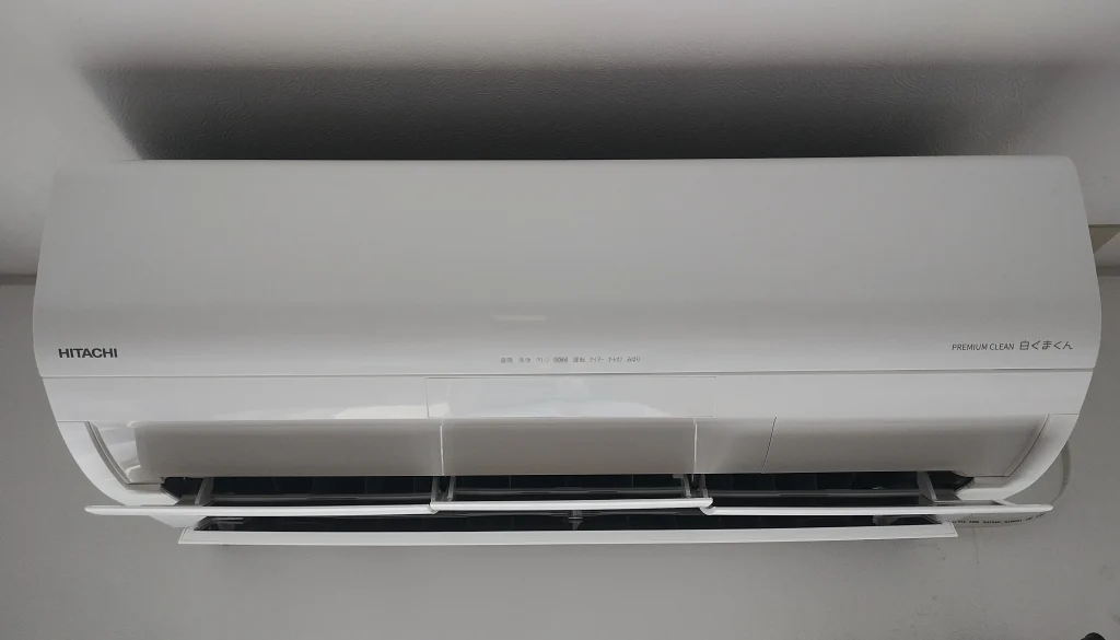 潟上市エアコン交換画像