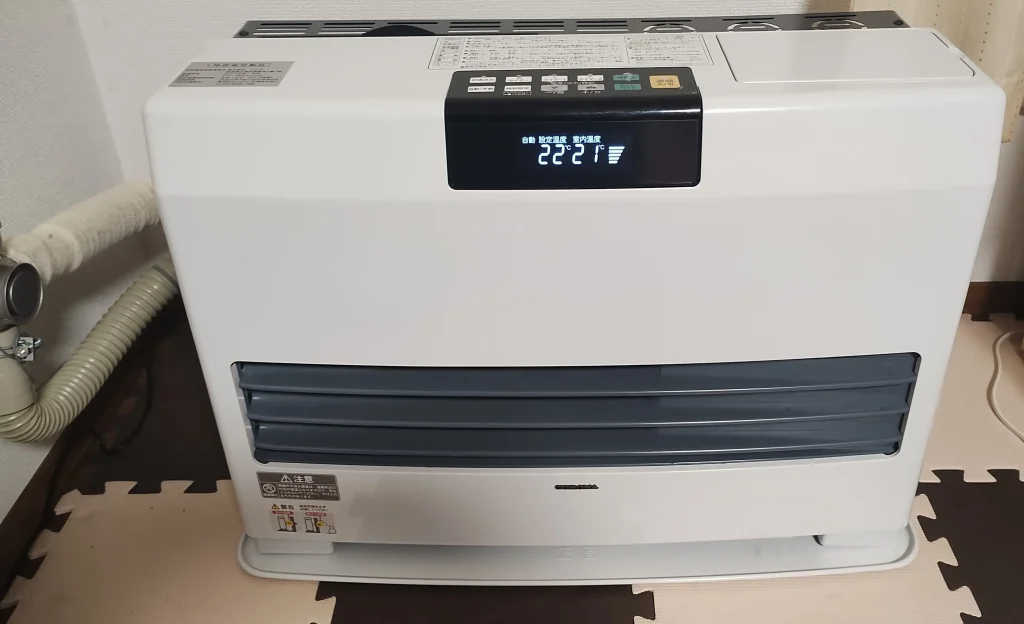 秋田市ＦＦストーブ移設、設置後画像